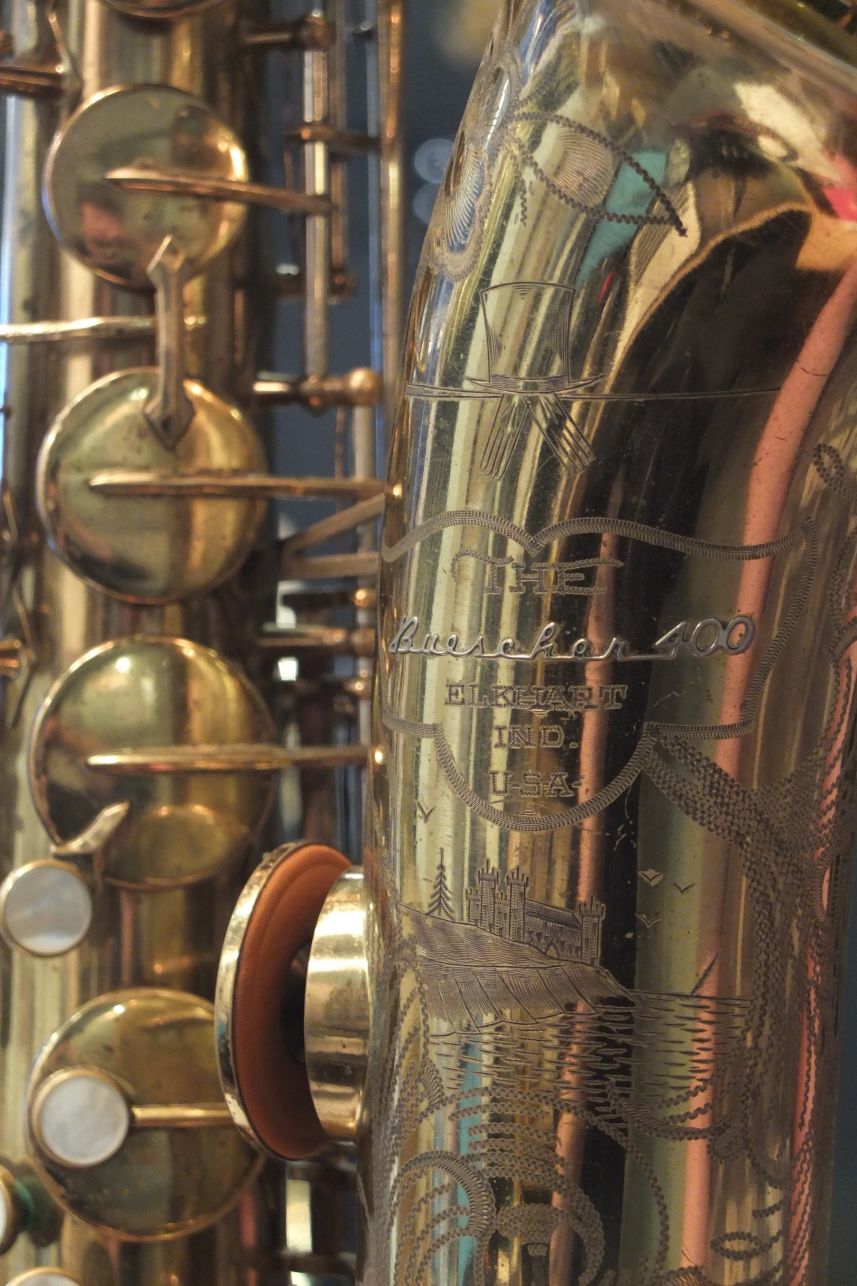 (Used) Buescher 400 'Top Hat & Cane' Tenor Sax