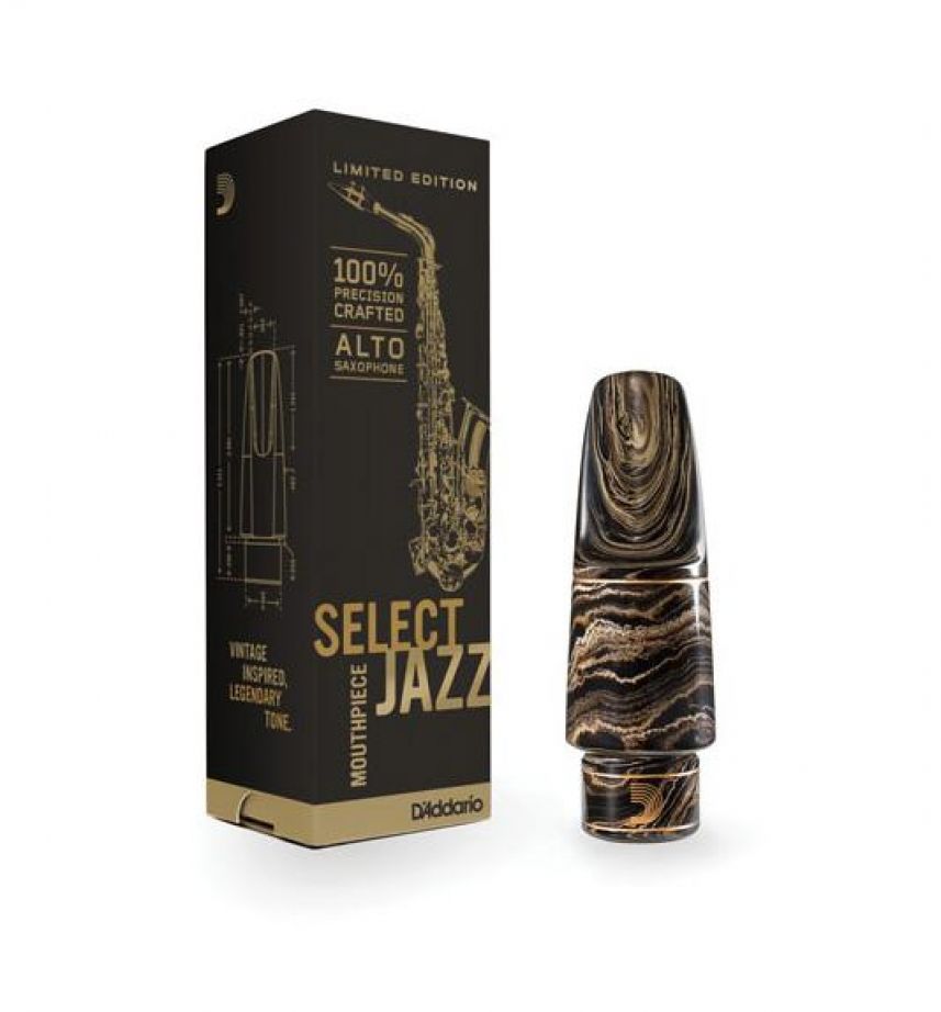 D'addario Jazz Select Limited Edition Marbled Alto Sax Mouthpiece
