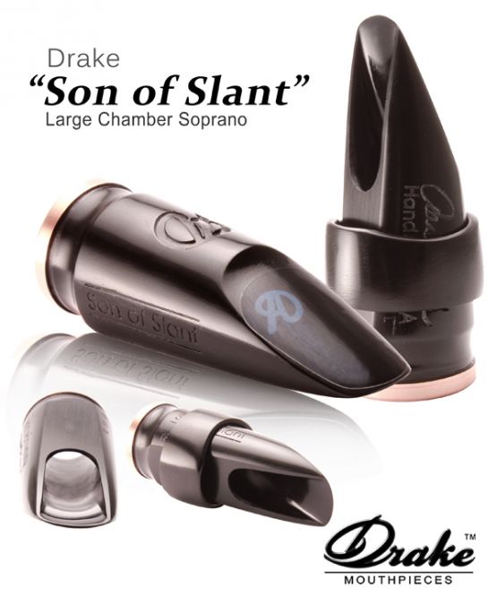 Drake 'Son of Slant' Ebonite Soprano Mouthpiece image