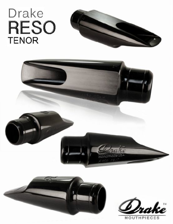 Drake Reso Ebonite tenor mouthpiece image