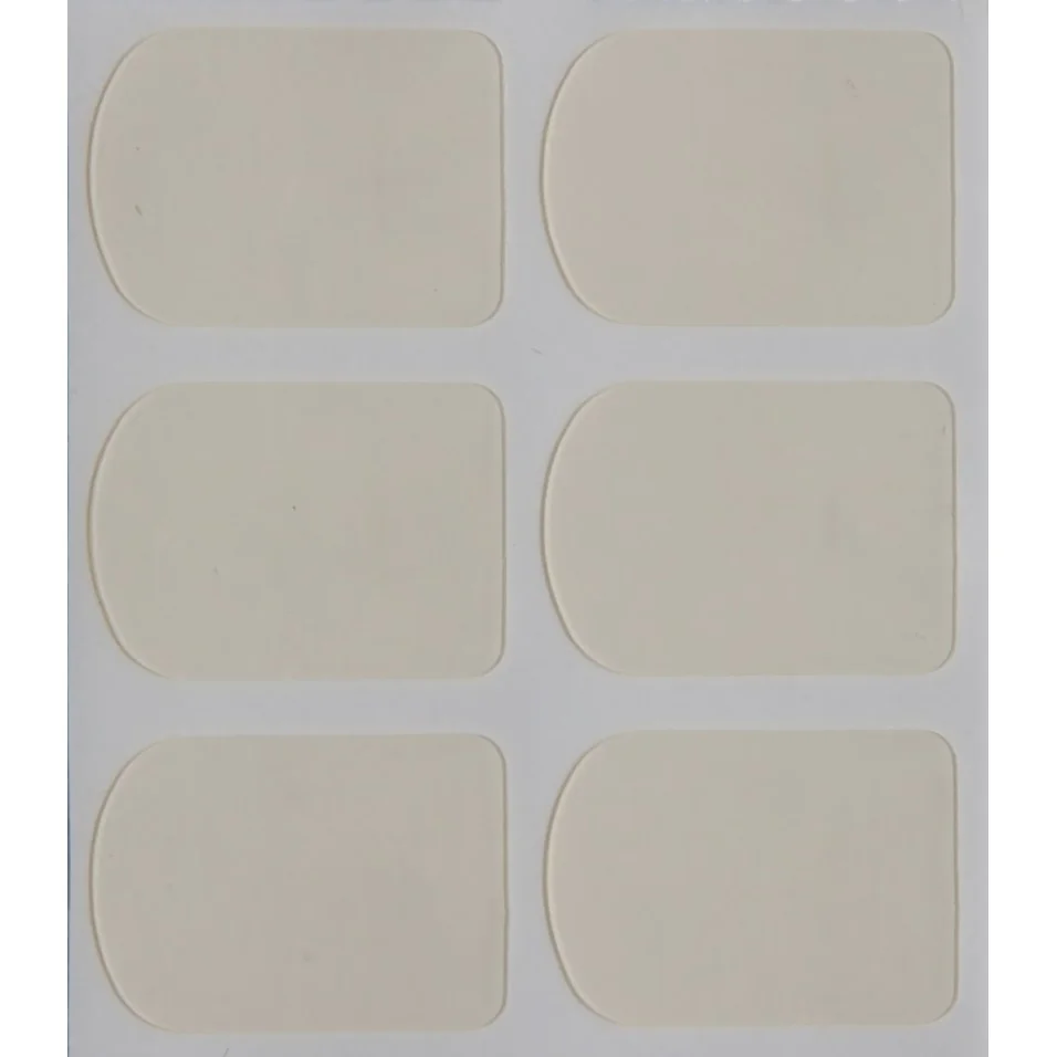 BG Small extra thick (0.9mm) clear mouthpiece cushion 6 pack A12S