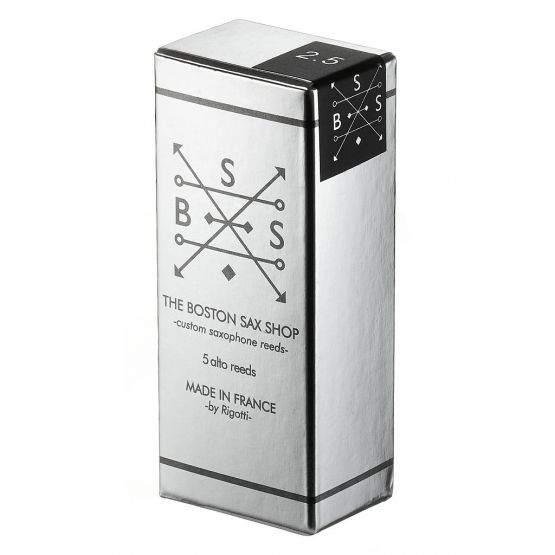 Boston Sax Shop 'Silver Label' Alto Sax Reeds (Box of 5) main image