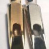 Ted Klum New London model Rhodium Plated Brass Tenor Mouthpiece thumnail image