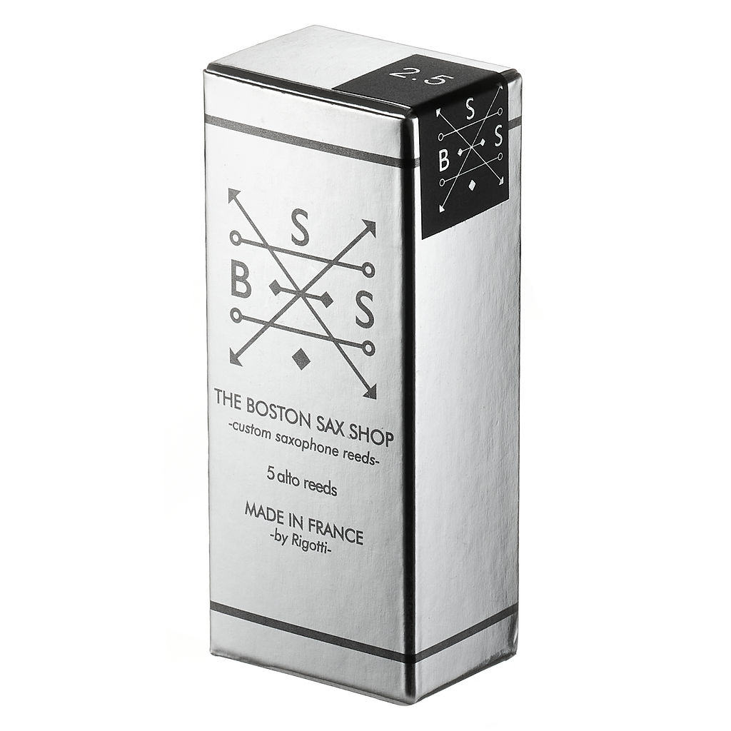 Boston Sax Shop 'Silver Label' Alto Sax Reeds (Box of 5)