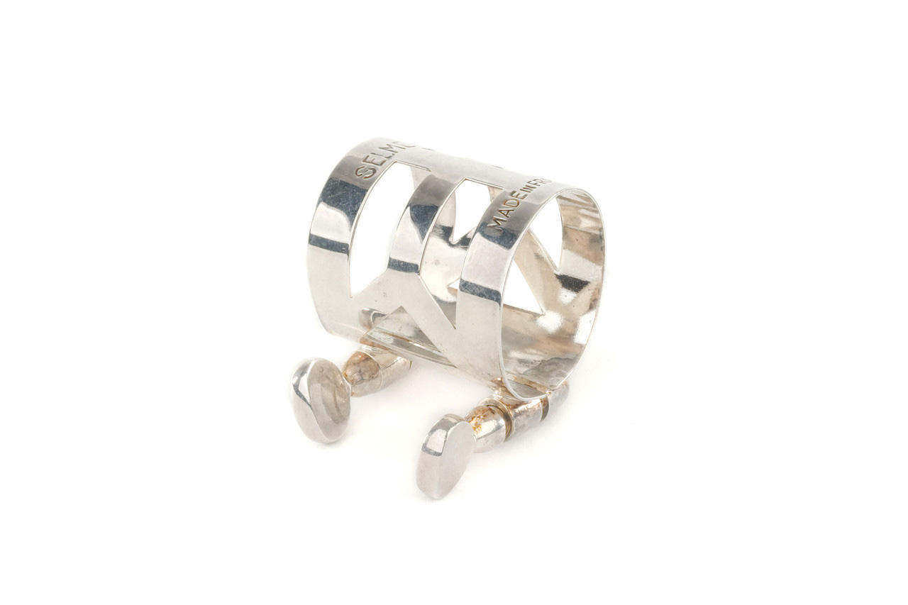 Selmer Paris Silver Plated Ligature for Metal Tenor Mouthpiece