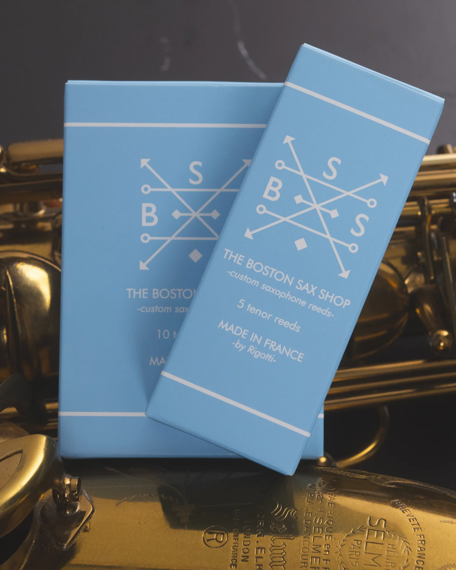 Boston Sax Shop 'Blue Label' Tenor Sax Reeds (Box of 5)