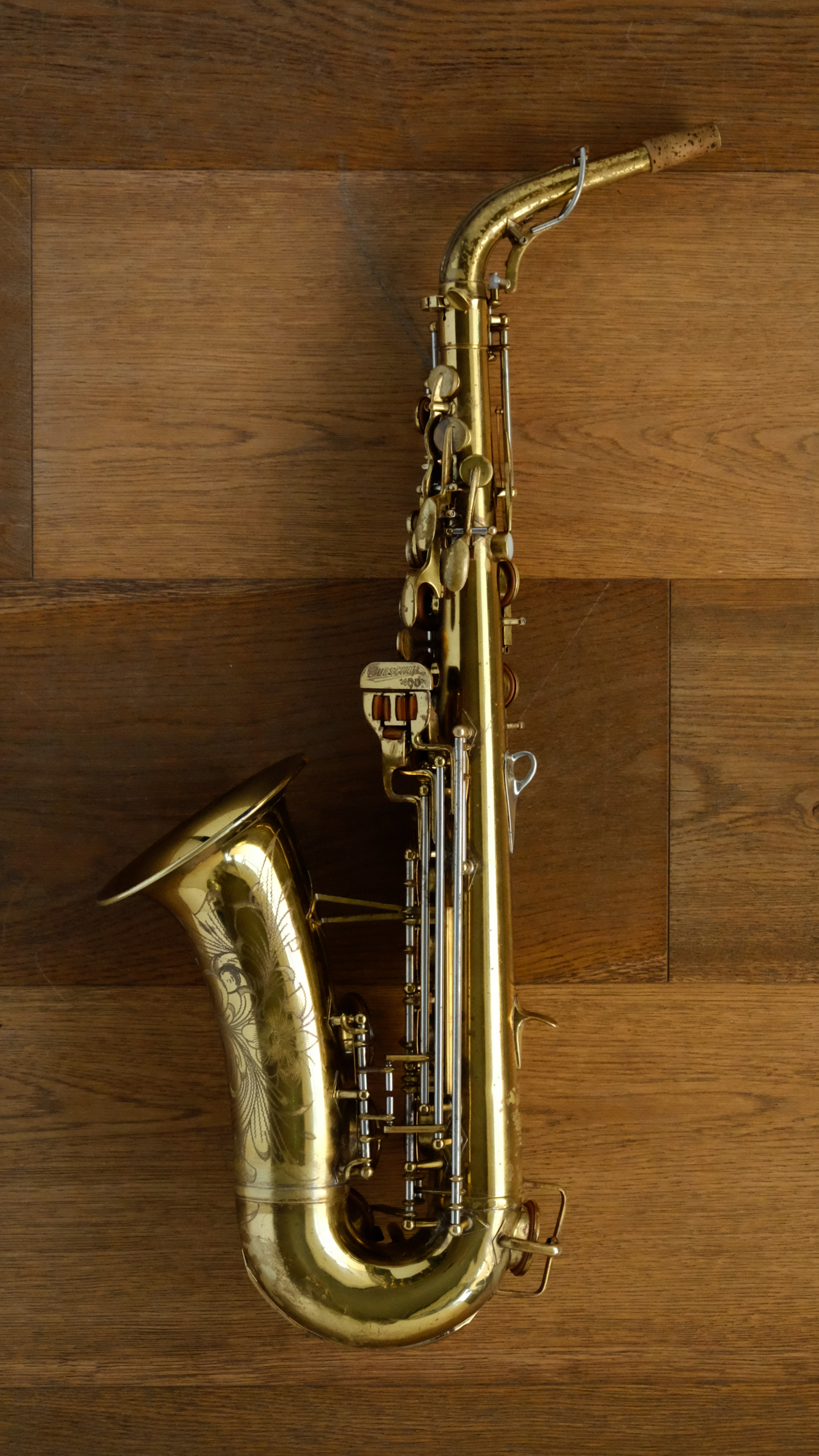 (USED) Buescher 400 Top Hat & Cane Alto Saxophone 345*** thumnail image